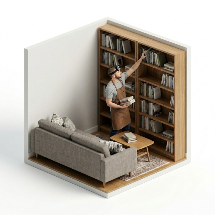 Shelving Books — Toronto, Canada diorama