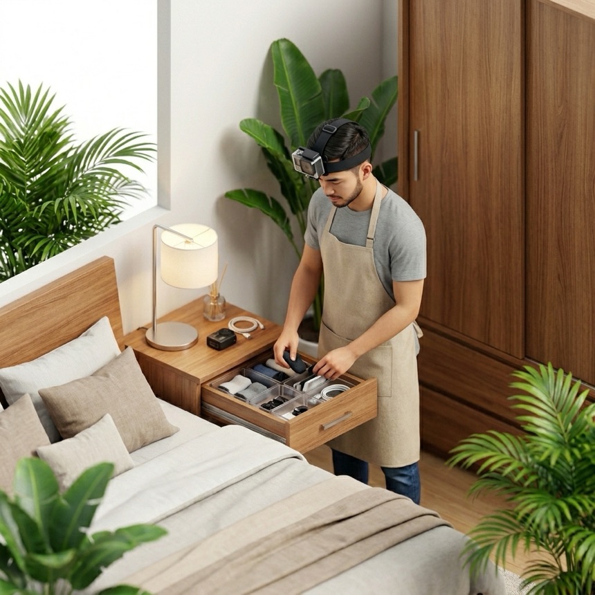 Organizing Drawers room diorama