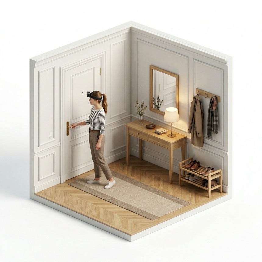 Opening Doors — Paris, France diorama