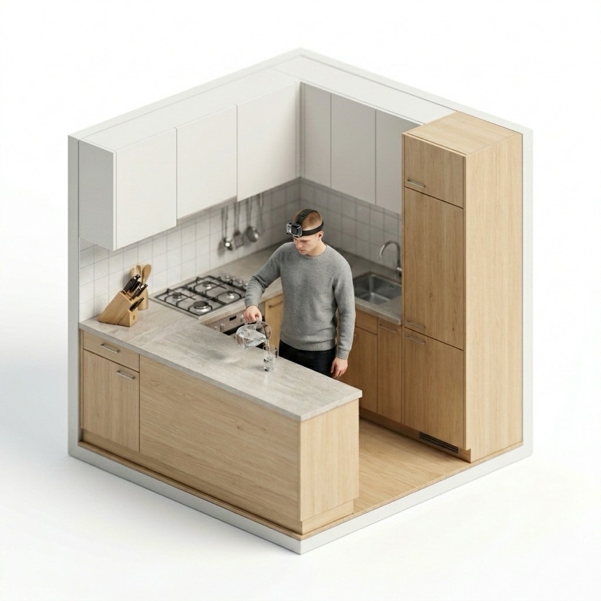 Pouring & Liquid Handling room diorama