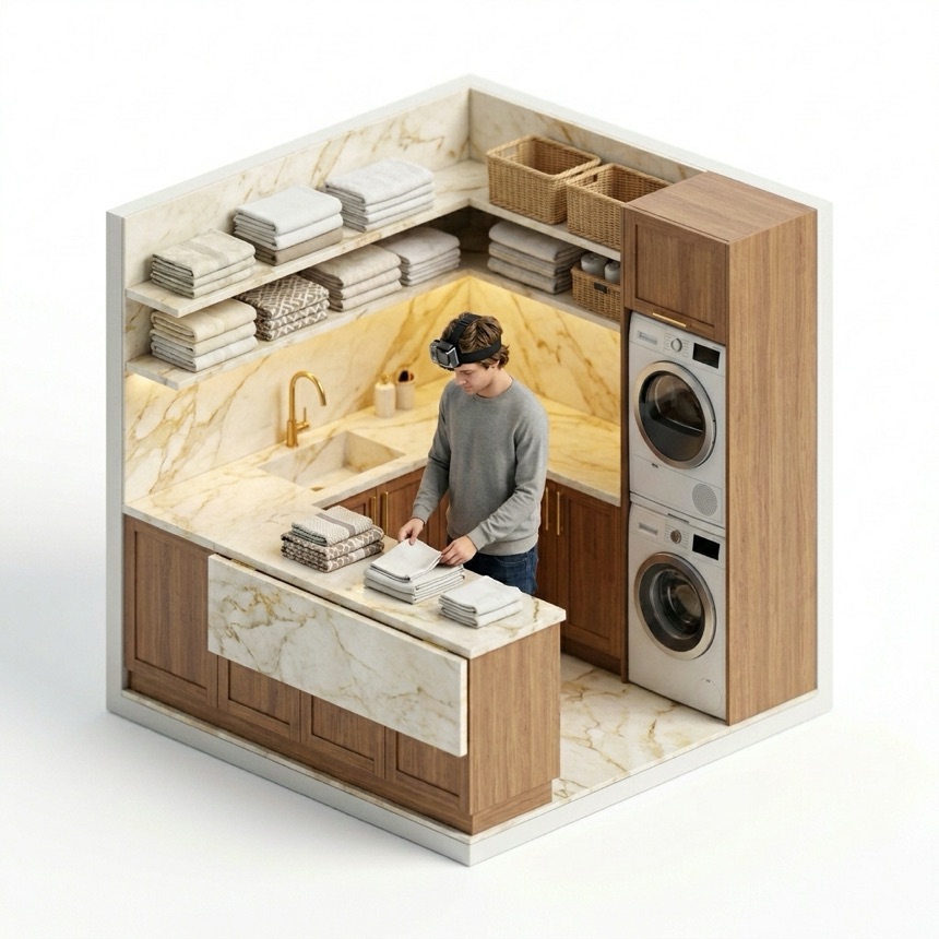 Deformable Object Handling room diorama