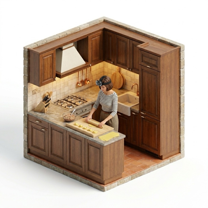 Rolling & Wrapping — Rome, Italy diorama
