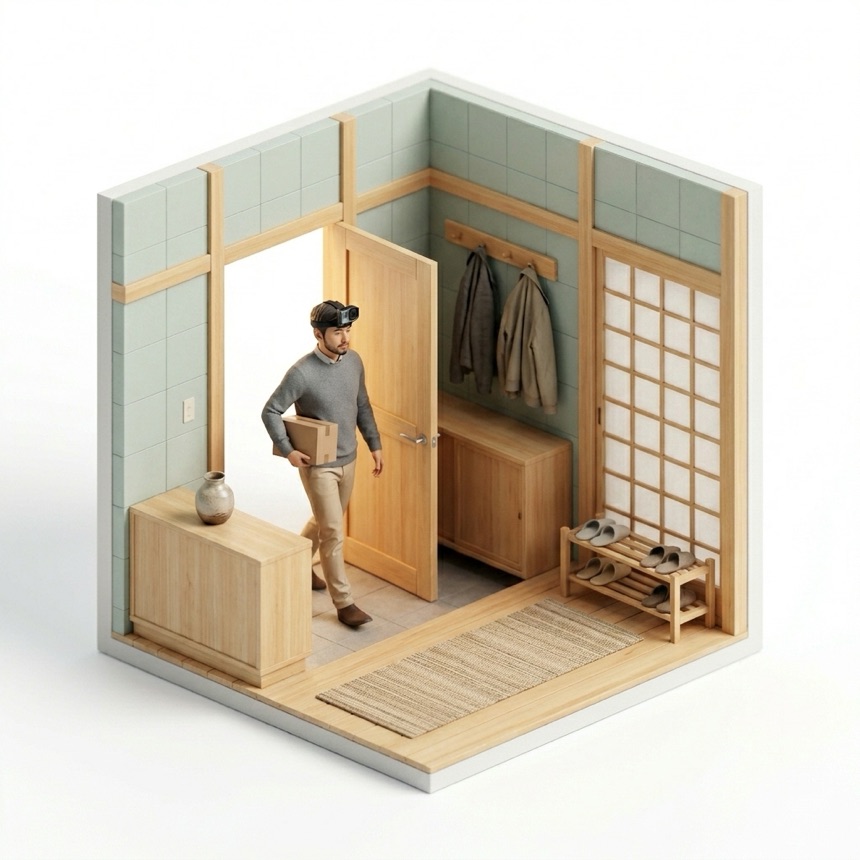 Home Navigation & Mobility room diorama