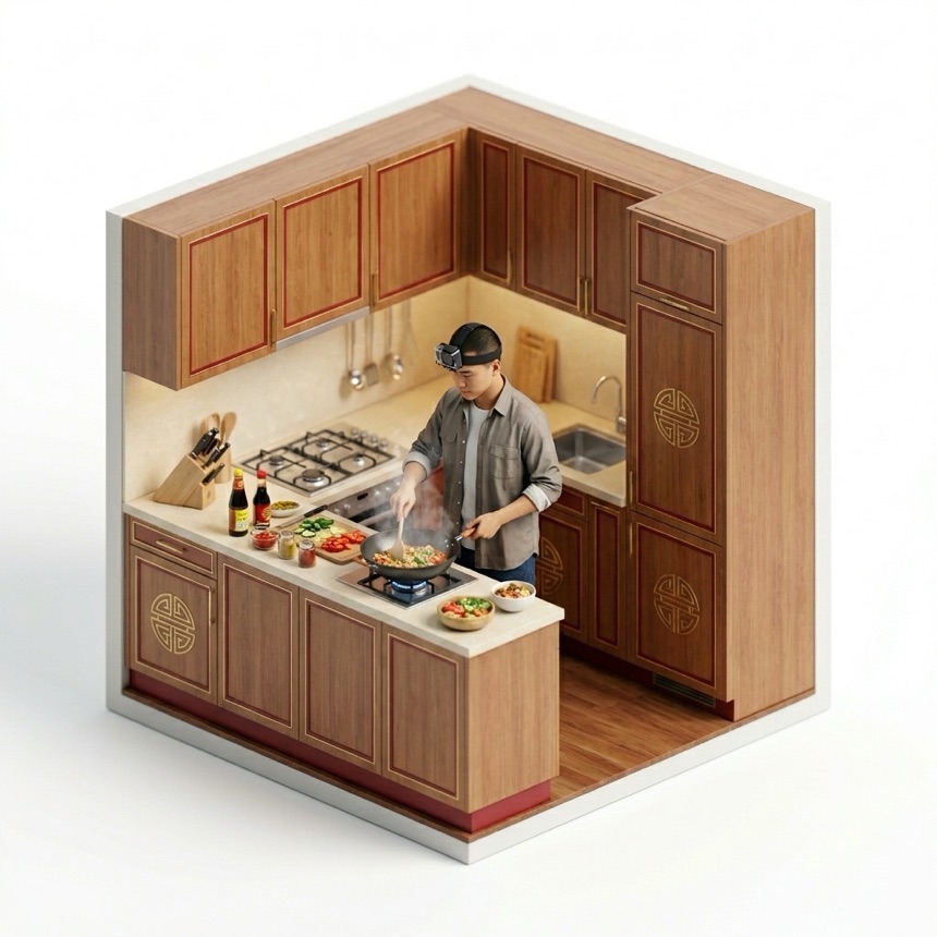 POV Cooking — Shanghai, China diorama