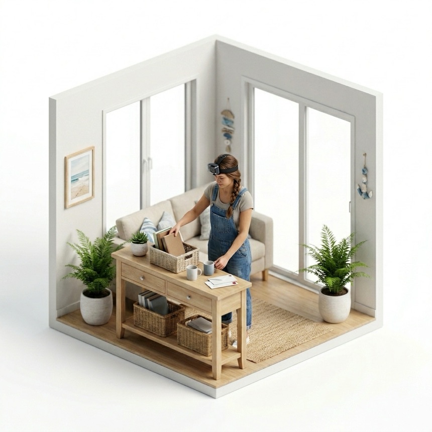 POV Tidying — Auckland, New Zealand diorama