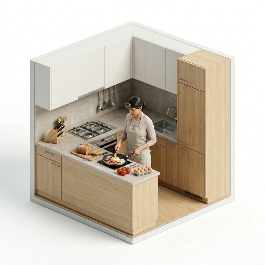 Making Local Breakfast — Auckland, New Zealand diorama