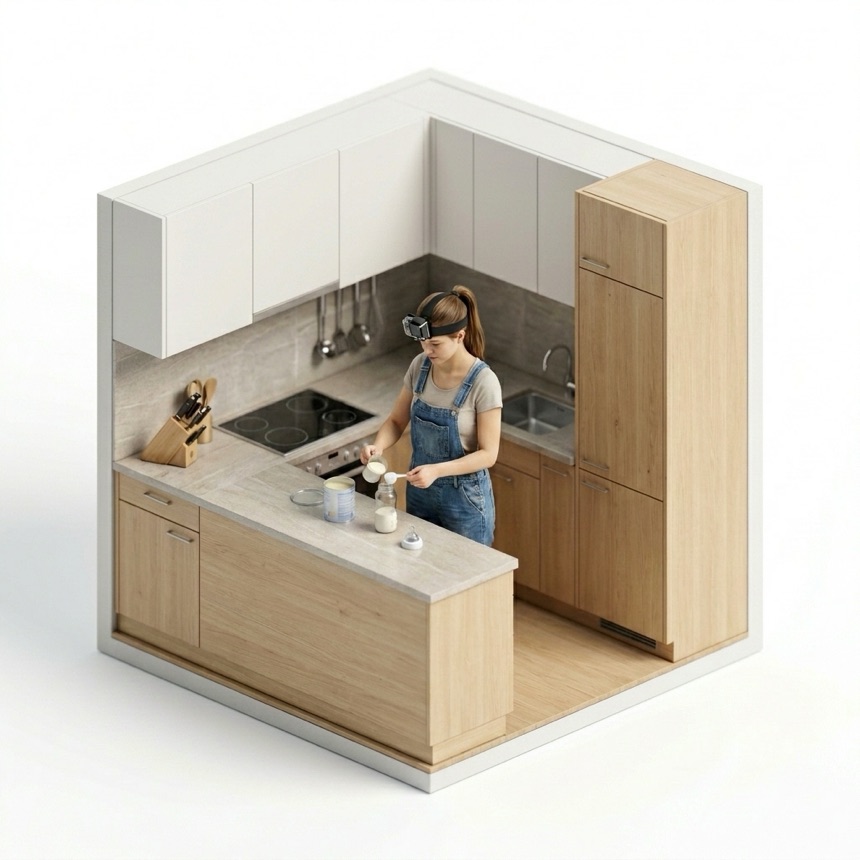 Childcare Tasks room diorama
