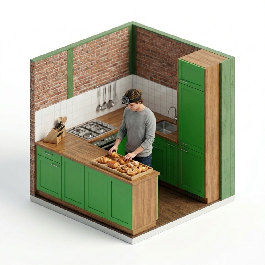 Plating Pastries — Amsterdam, Netherlands diorama