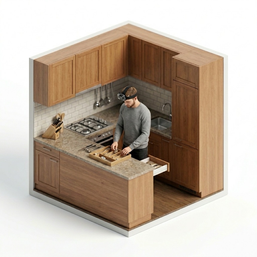 Organizing Drawers room diorama
