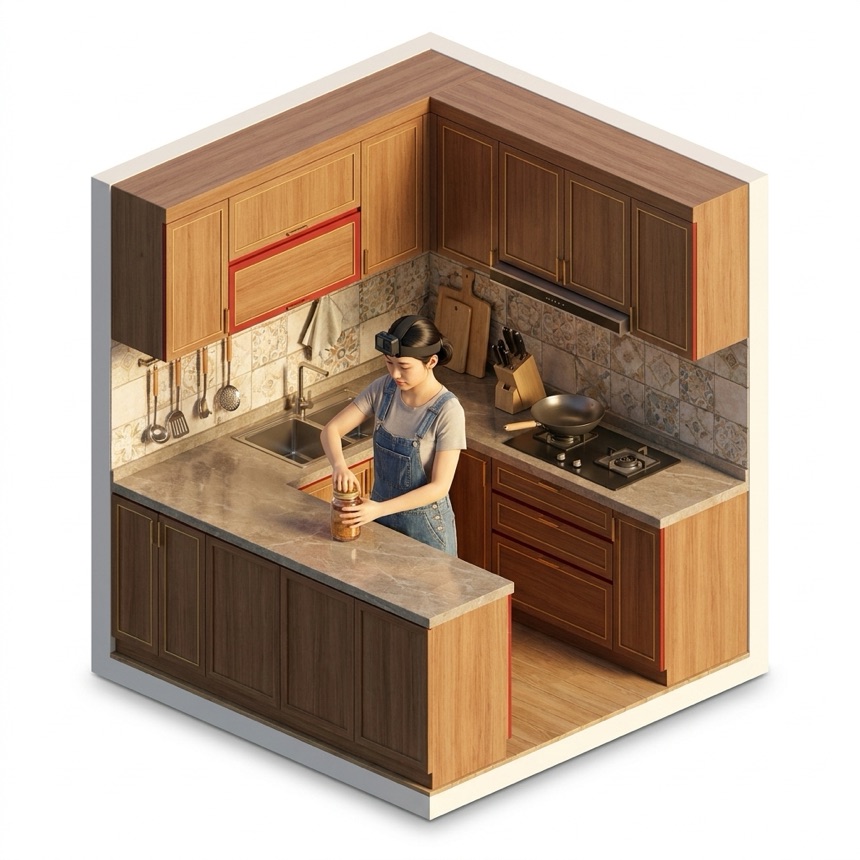 Opening Jars & Lids room diorama