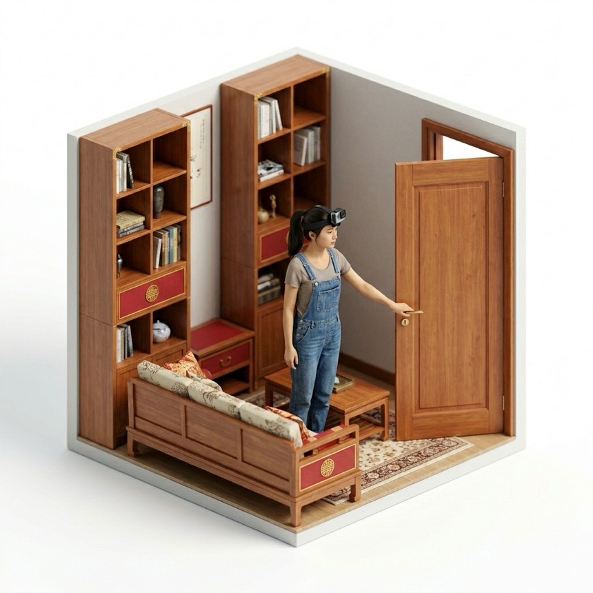 Opening Doors room diorama