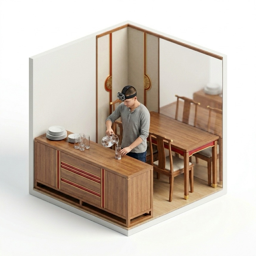 Pouring Water room diorama