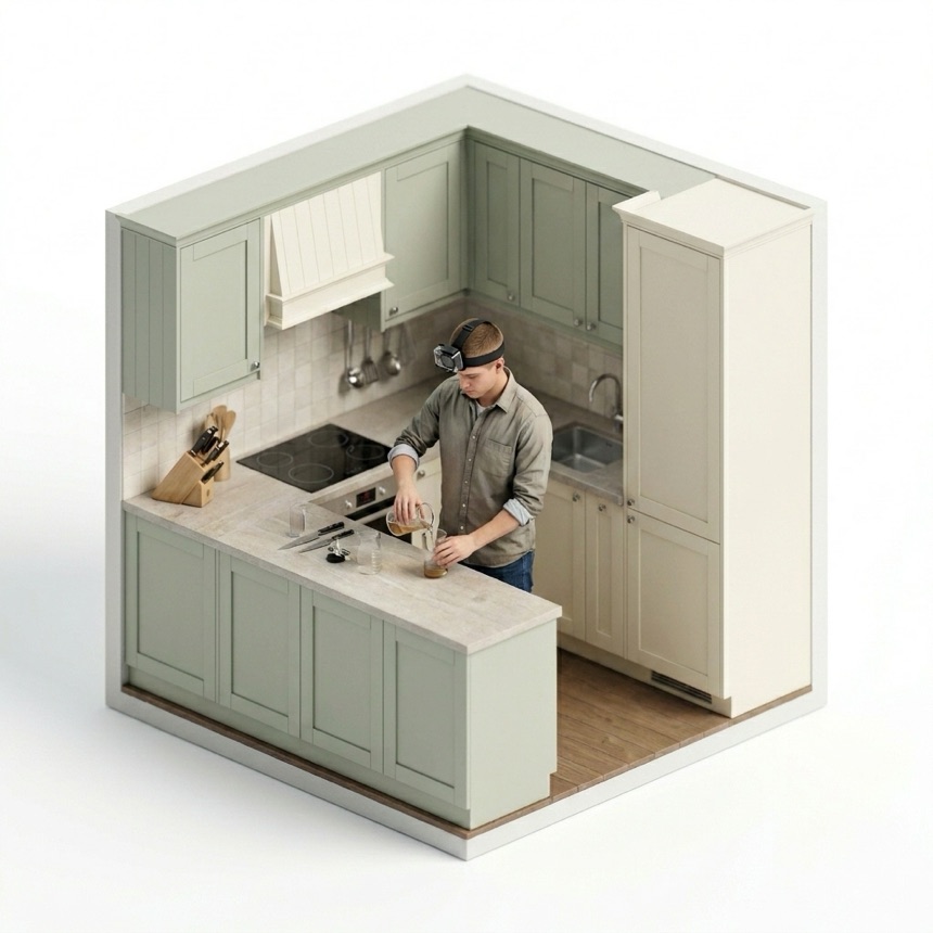 Transferring Liquids room diorama