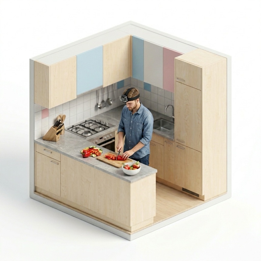 Holding and Cutting room diorama