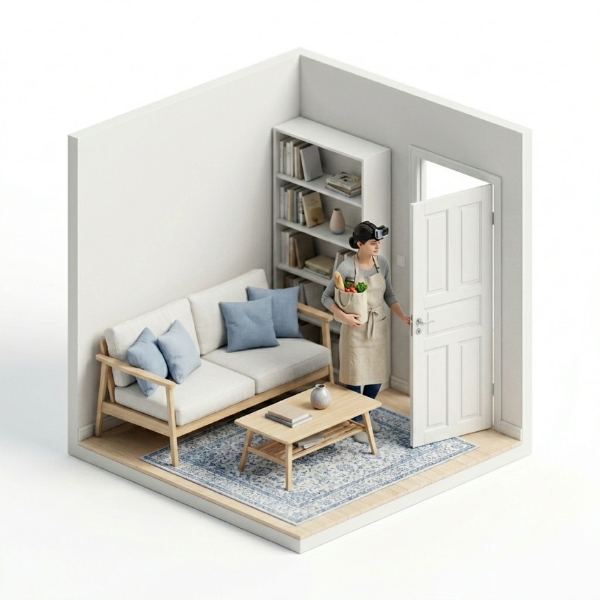 Opening While Holding room diorama