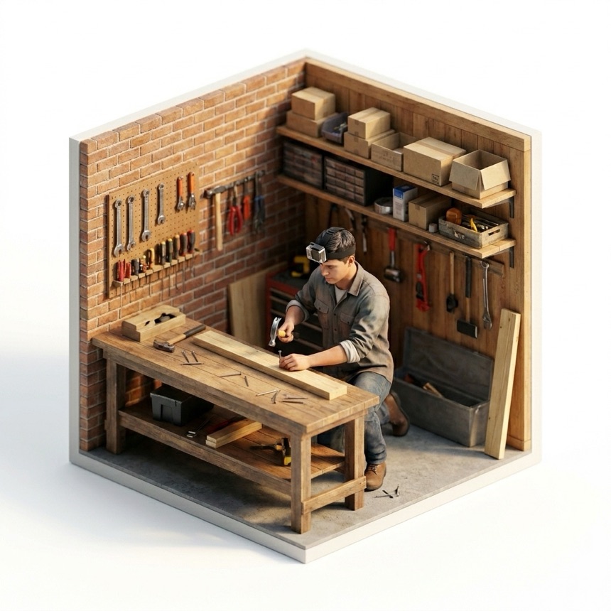 Using a Hammer room diorama