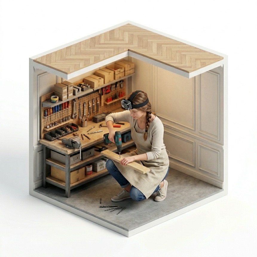 Using a Drill room diorama
