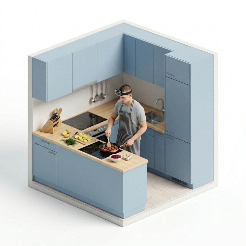 POV Cooking room diorama