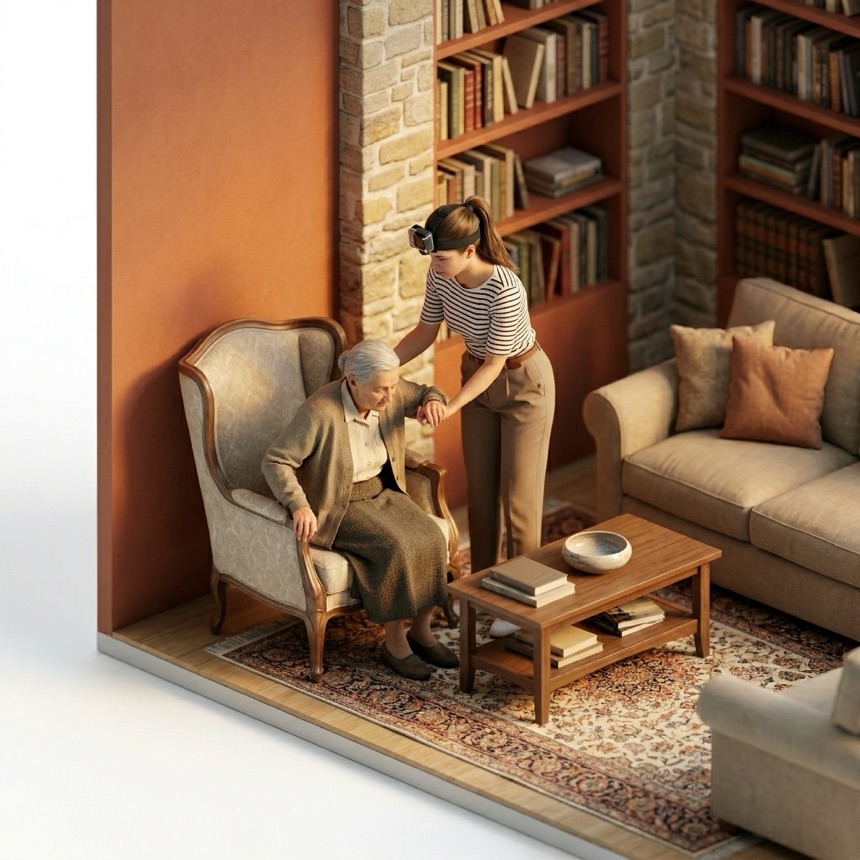 Assisted Standing & Sitting — Milan, Italy diorama