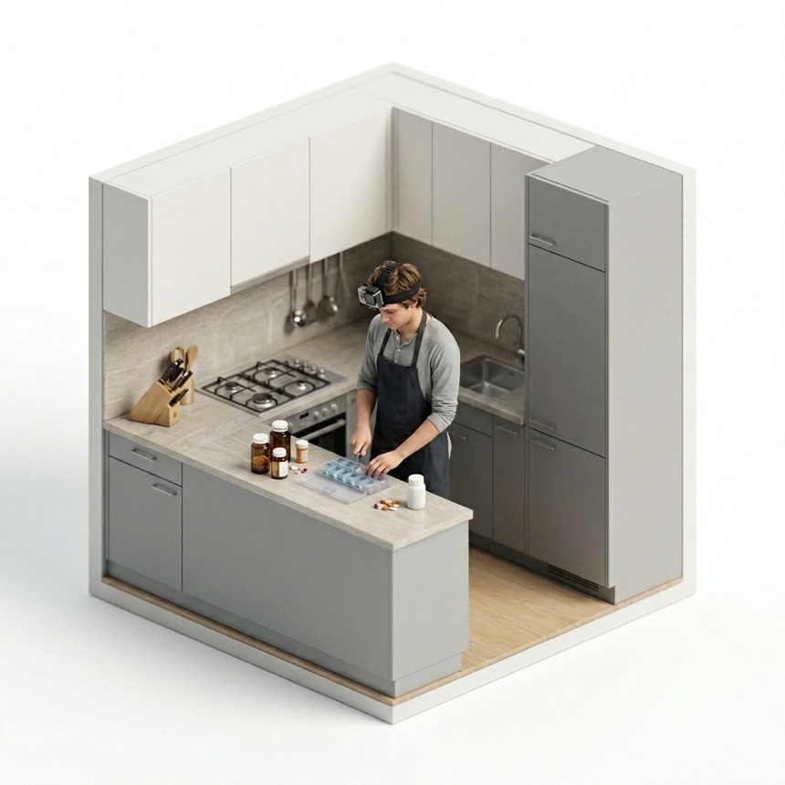 Medication Handling room diorama