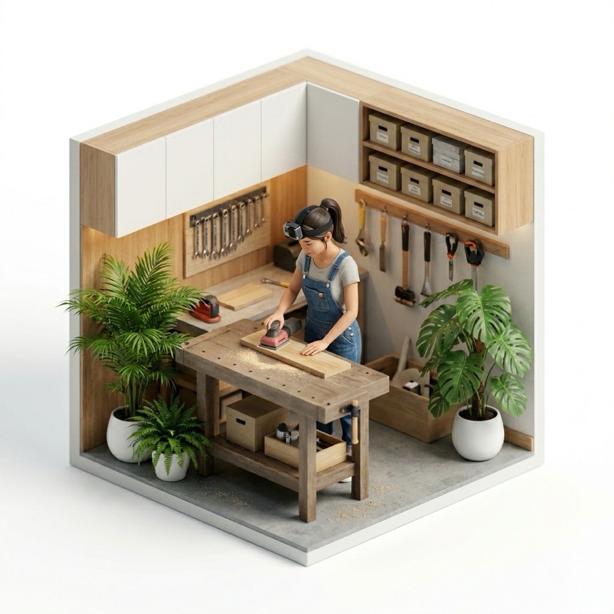 Sanding & Finishing — Singapore, Singapore diorama