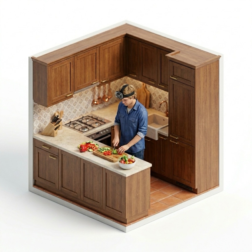 Chopping & Knife Skills room diorama