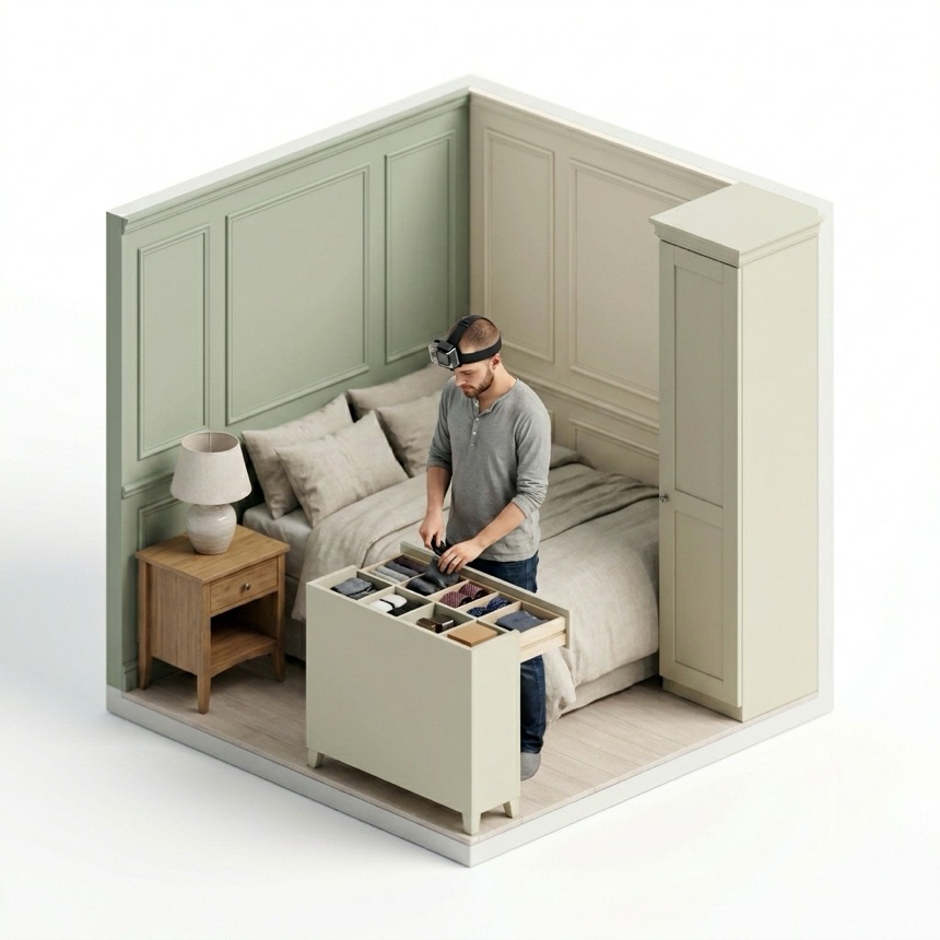 Organizing Drawers room diorama