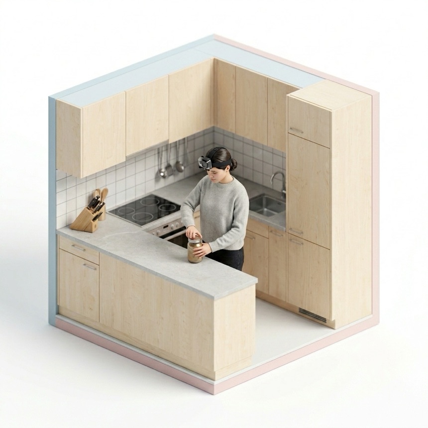 Opening Jars & Lids room diorama