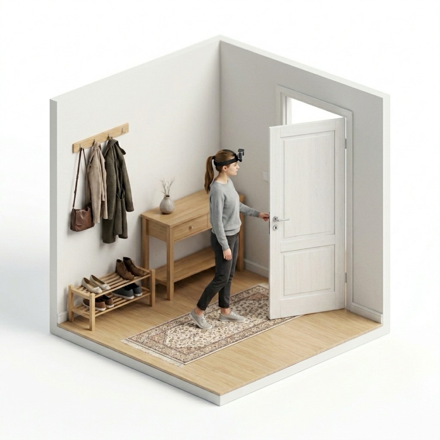 Opening Doors room diorama