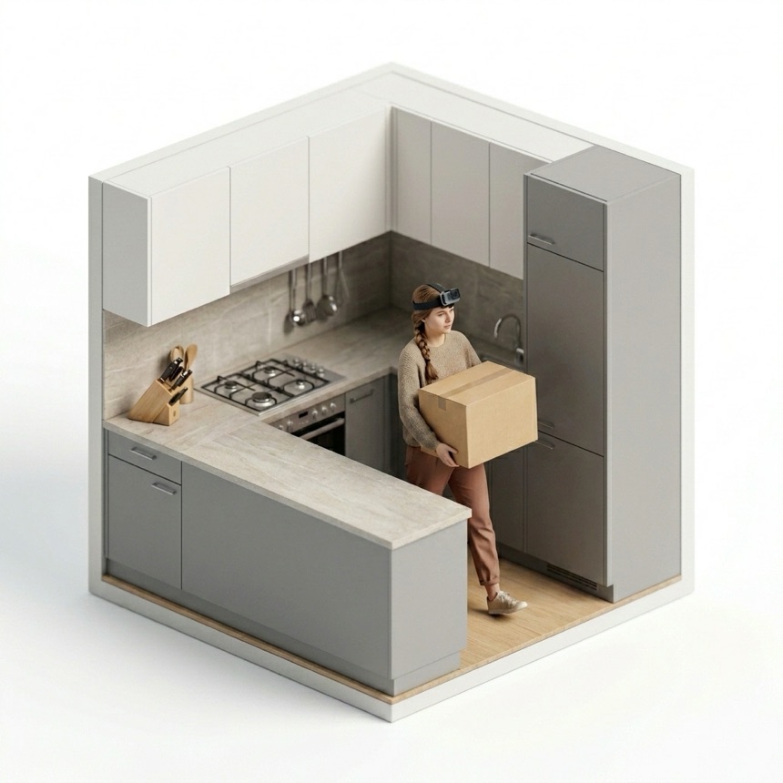 Two-Handed Carrying room diorama