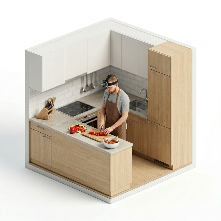 Holding and Cutting room diorama