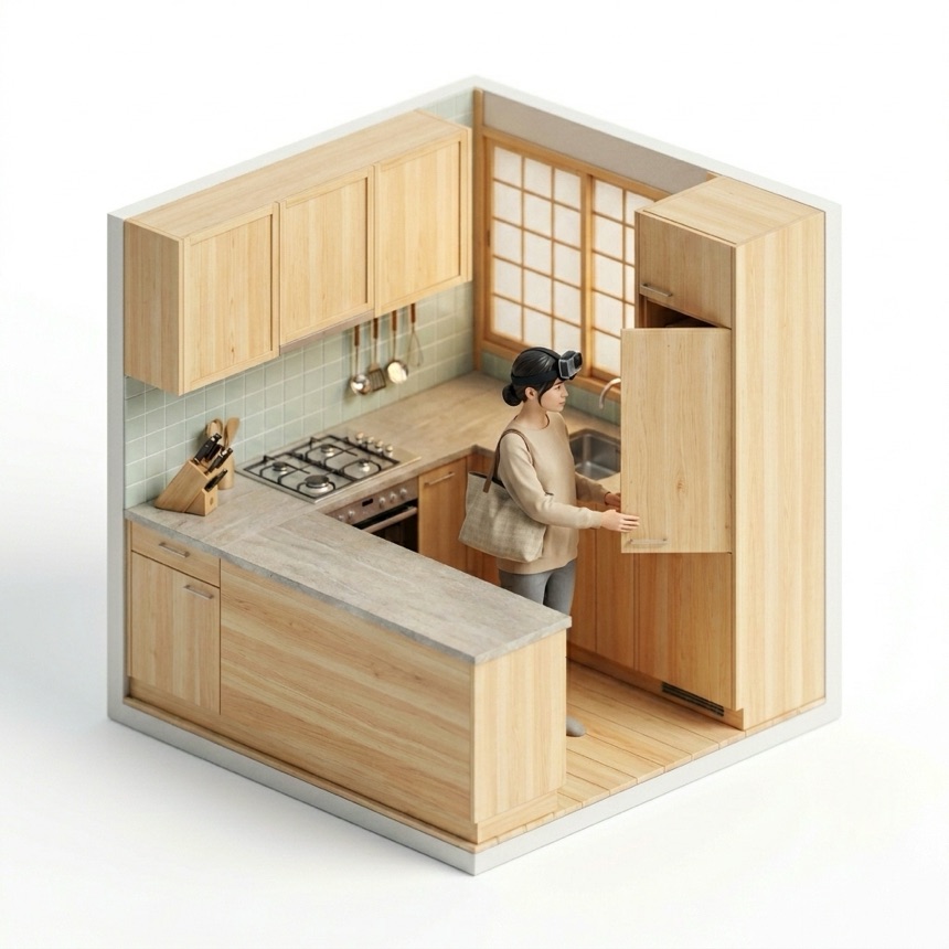 Opening While Holding room diorama