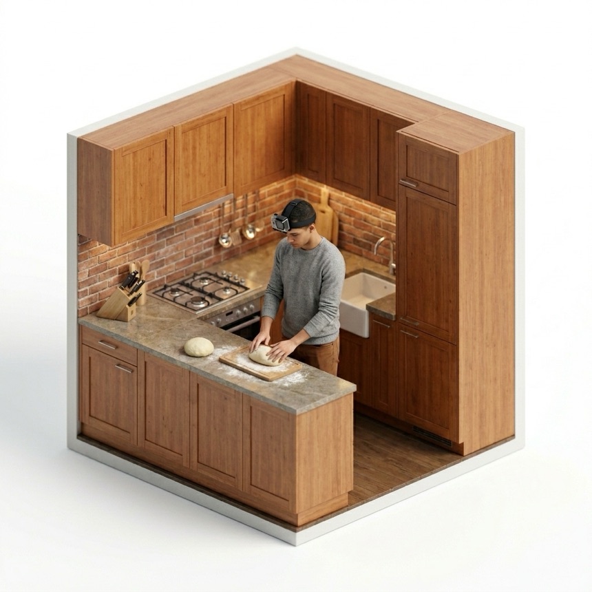 Handling Soft Food room diorama