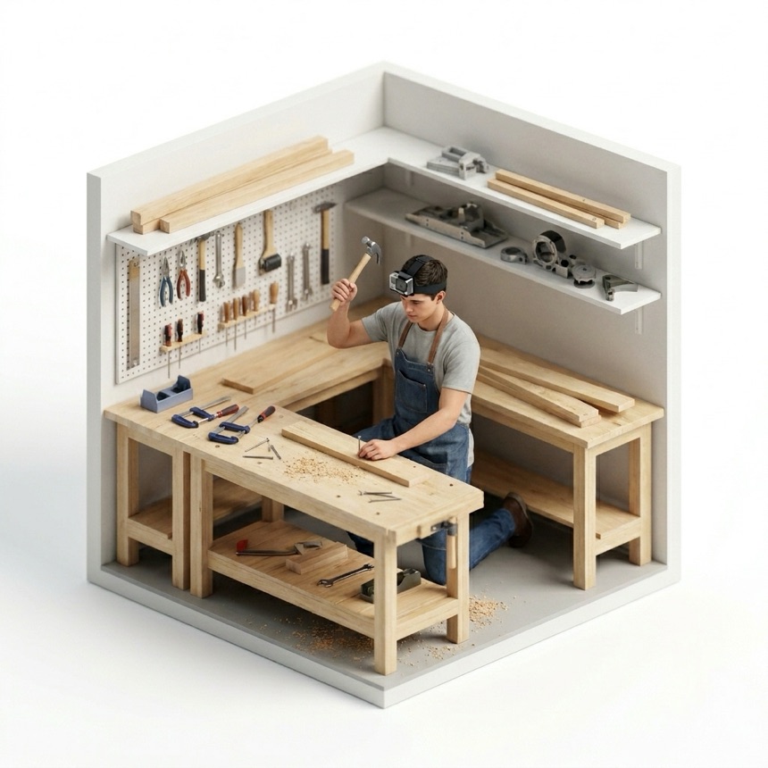 Using a Hammer room diorama
