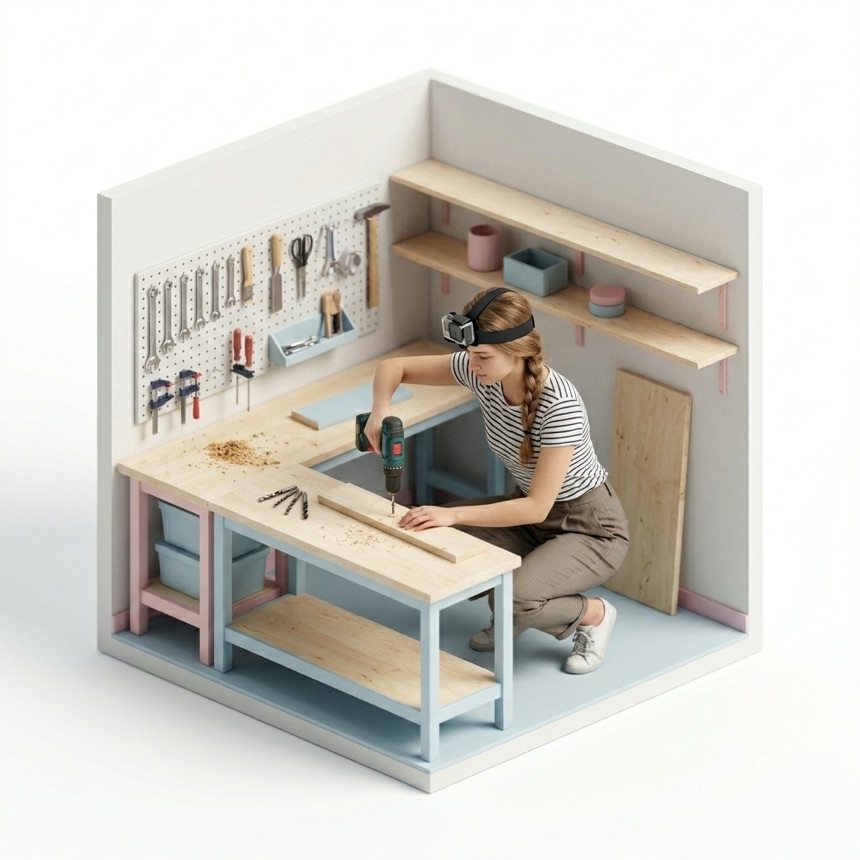 Using a Drill room diorama