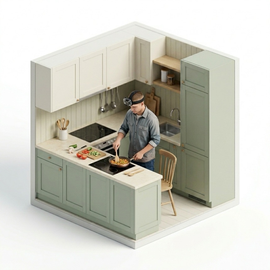 POV Cooking room diorama