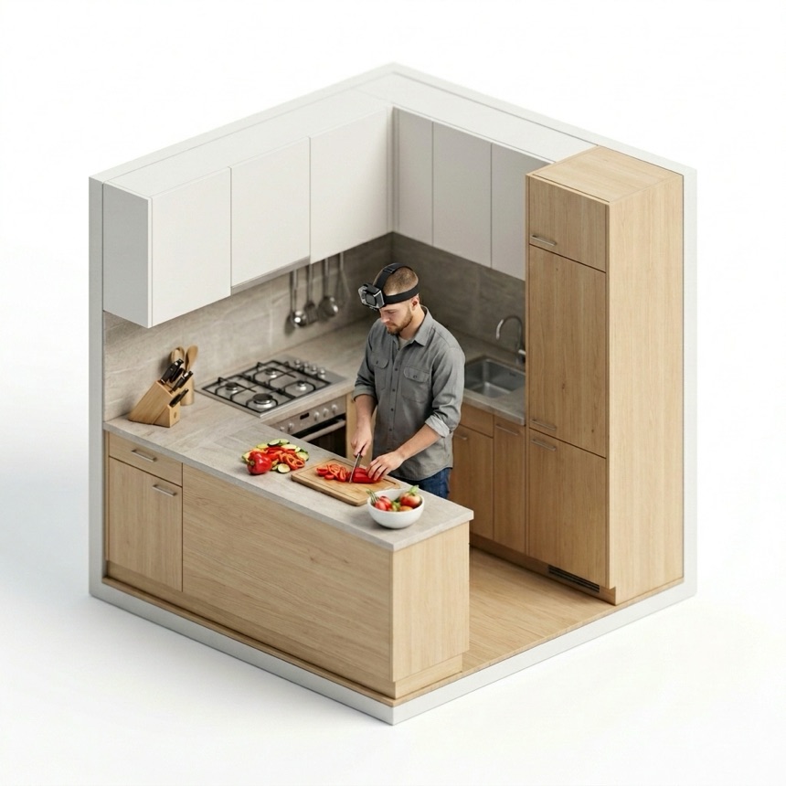 Chopping & Knife Skills room diorama