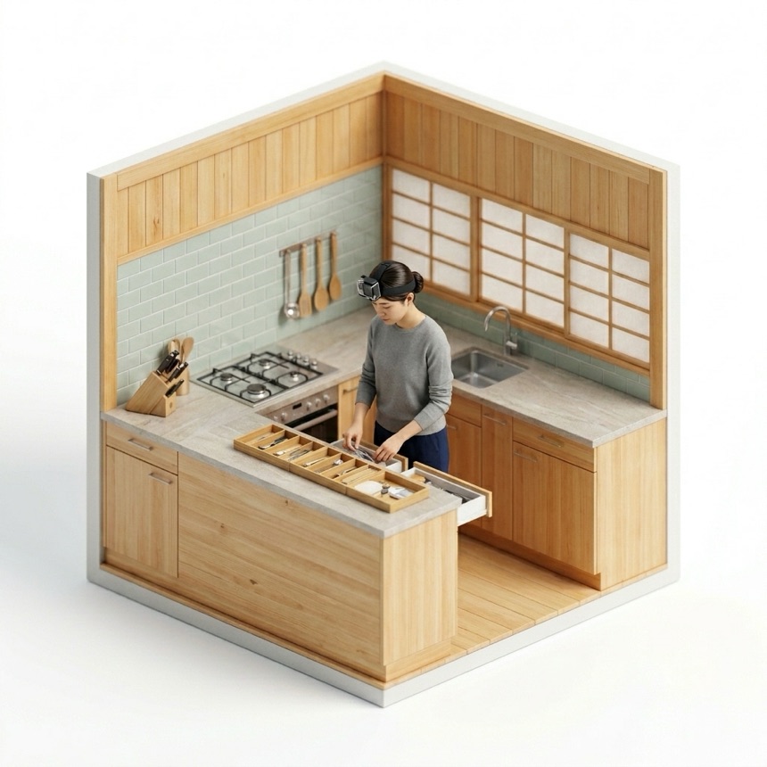 Organizing Drawers room diorama