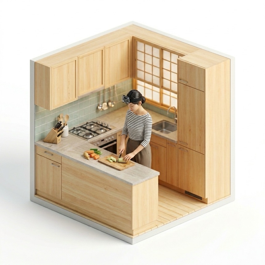 Holding and Cutting room diorama
