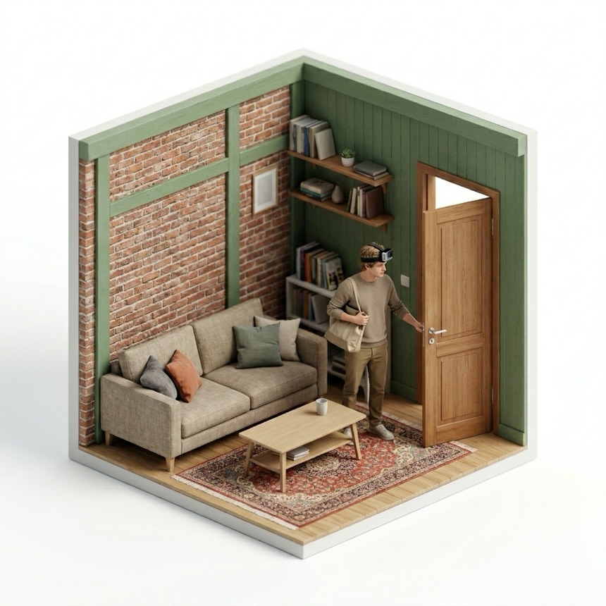 Opening While Holding room diorama