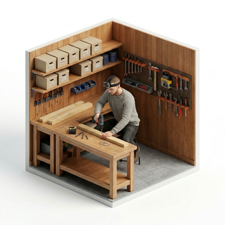 Using a Drill room diorama