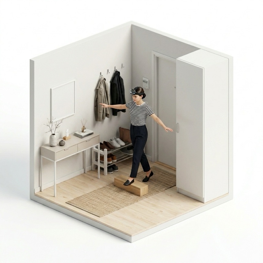 Avoiding Obstacles room diorama