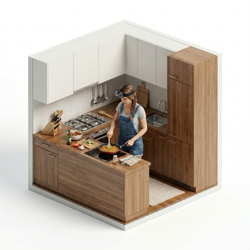 POV Cooking room diorama