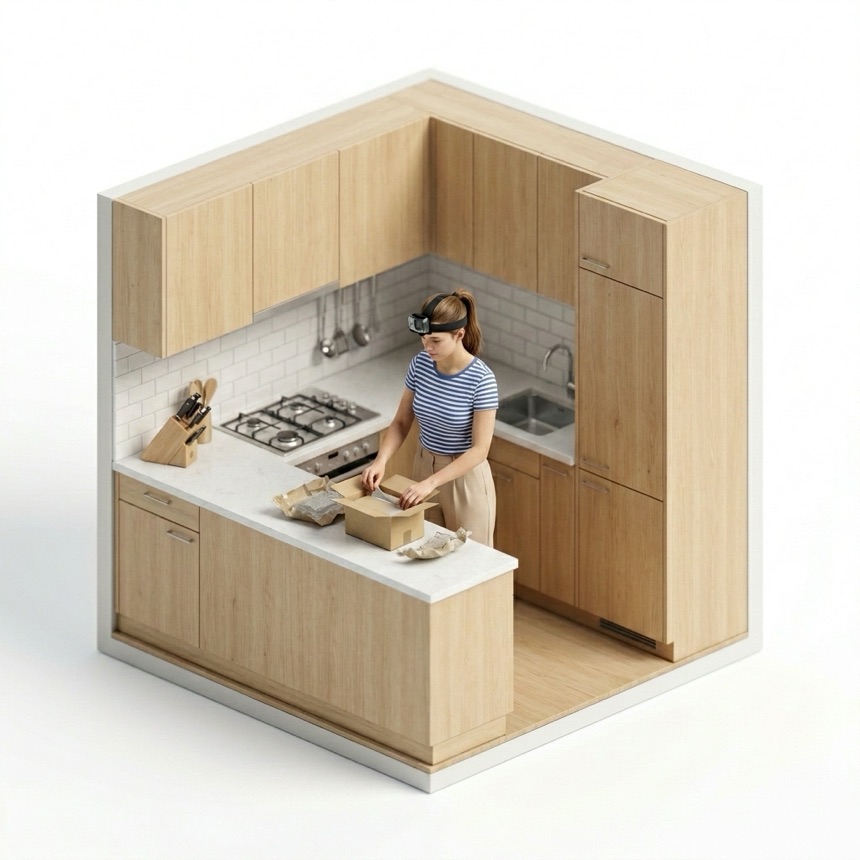 Opening Packaging room diorama