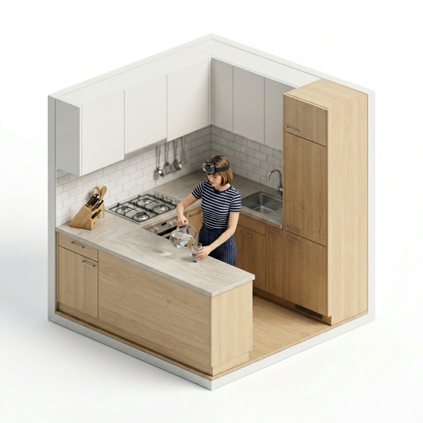Pouring Water room diorama
