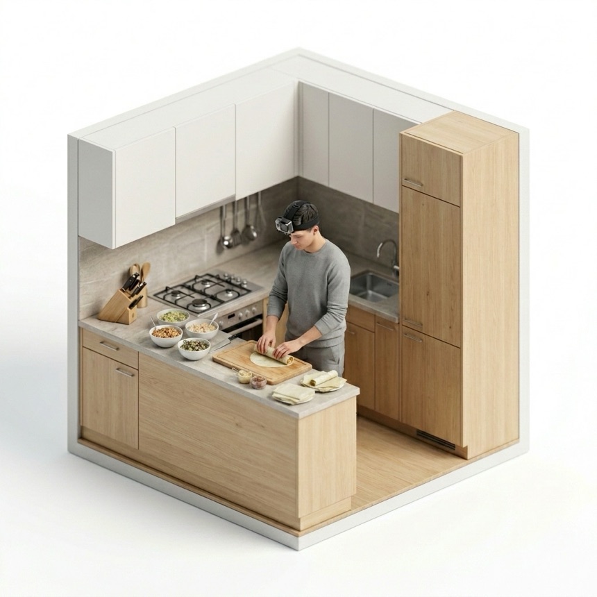 Rolling & Wrapping room diorama