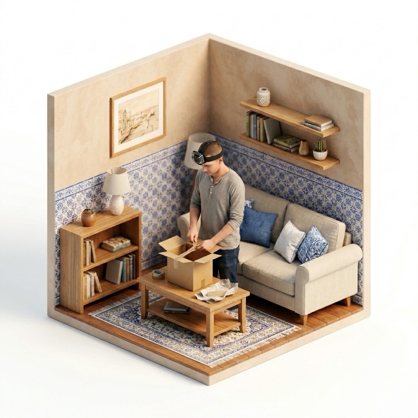 Opening Packaging room diorama